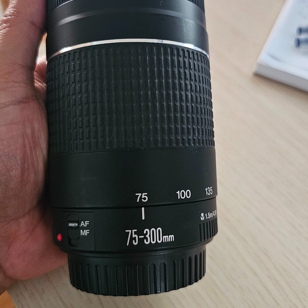 Canon |  EF 75-300mm f/4-5.6 III Telephoto Zoom Lens Black